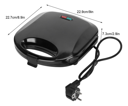 Sandwichera Automática Eléctrica De Doble Cara 220v 750w