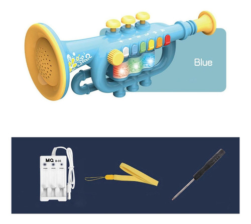 Instrumentos De Juguete For Juguetes Trompeta Azul