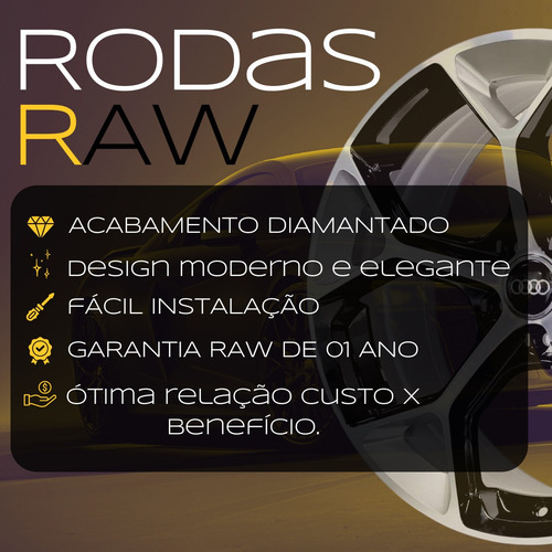 04 Rodas Audi Rs5 2023 Aro 19 Prata + 04 225/35/19
