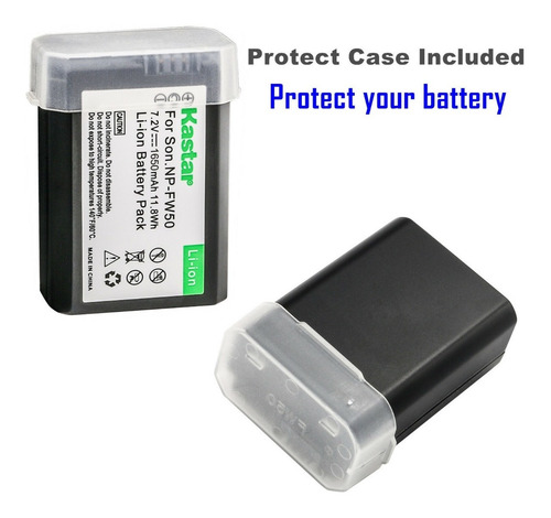 Cargador De Pared + 2 Baterías Para Sony Np-fw50 Alpha A600