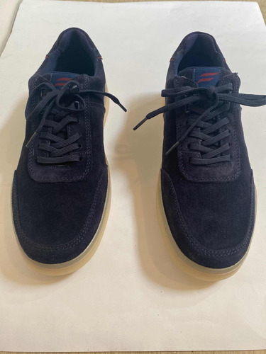 Tenis Azul Marino Flexi Hombre Talla 28.5mx Mod. 408902 Piel