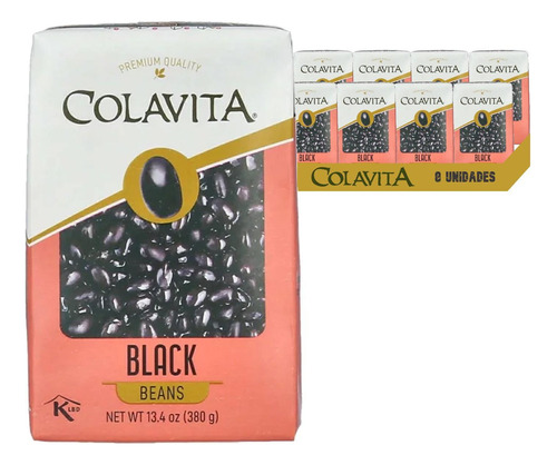 Feijão Black Colavita 380g (8 Unidades)