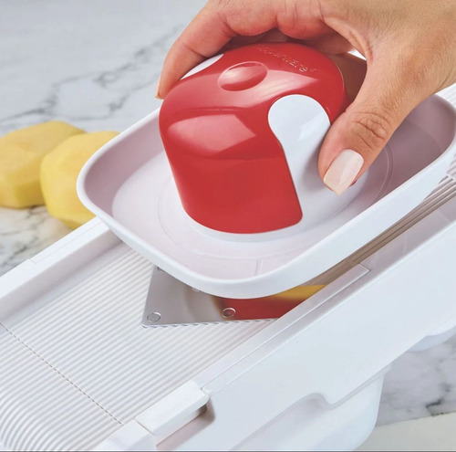 Fatiador Profissional Super Chef Tupperware 2 Lamina 8 Corte