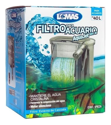 Filtro Externo Aquajet Slim 40 Lt