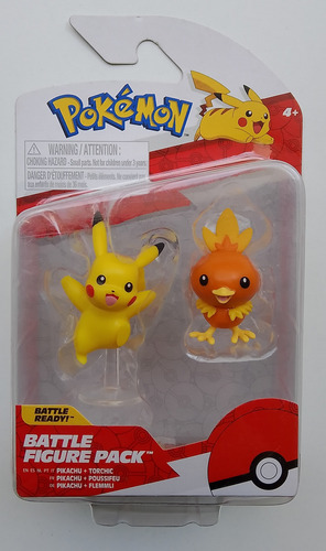 Jazwares Pokemon Battle Figure Pack - Pikachu & Torchic
