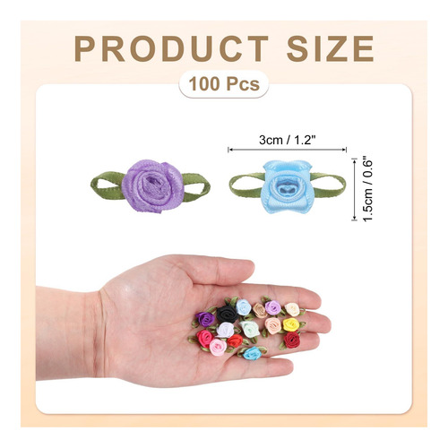 Mecanixity 100 Pcs Light Purple Ranes Roses Mini Roses Para