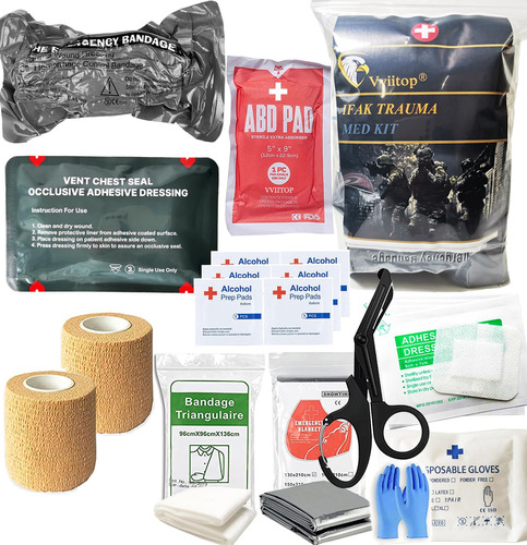 Vviitop Trauma Relleno Kit Med Pack Ifak Primer Kit Bd1c2