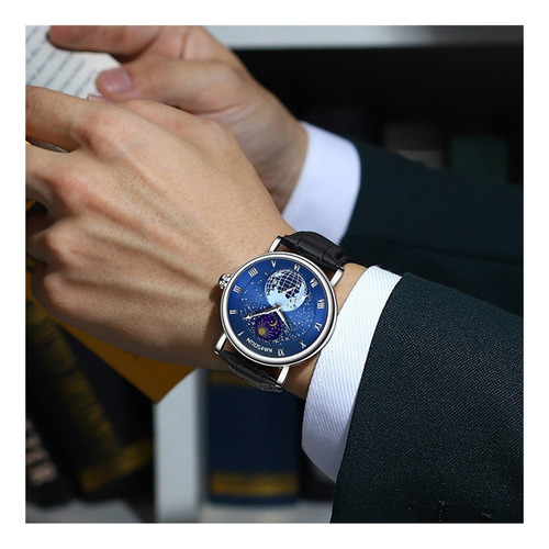 M Reloj Mecánico Automático Kimsdun Moon Phase
