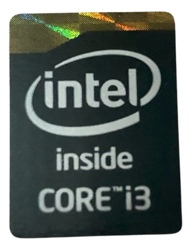 Sticker Intel Core I3 Extreme Edition 4ta Y 5ta Generación