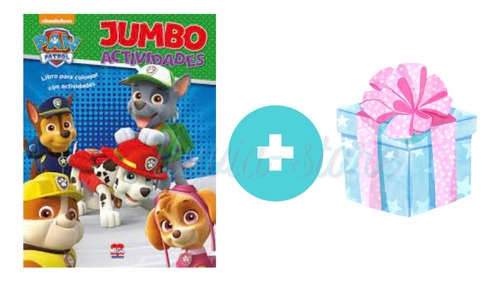 Libro Didáctico Jumbo Pawpatrol 224 Pag+regalo Sorpresa