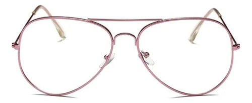 Montura De Lentes Aviador - Rosa