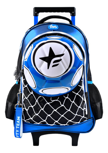 Mochila Footy Carrito 18 Pg Con Luz Modelos Nene Escolar2024