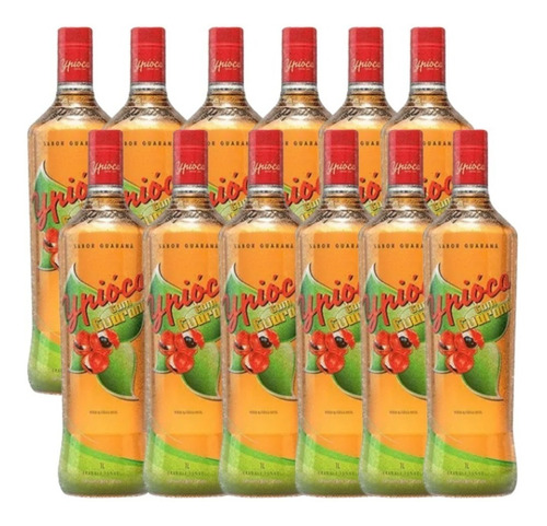 Combo 3 Cachaça Ypioca Guaraná 1 Litro - Original