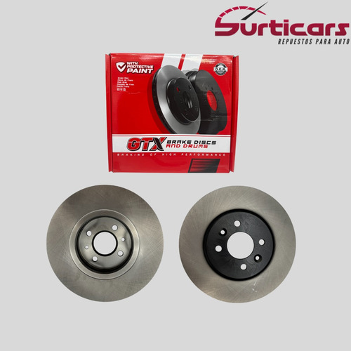 Discos Freno Delantero Gtx Par Renault Captur 1.5 Año 2014