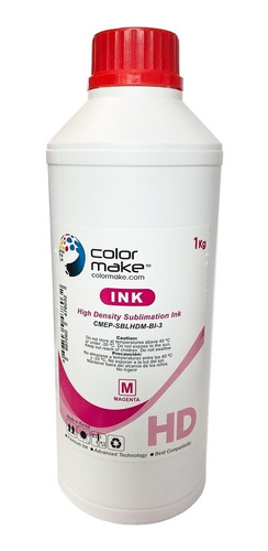 Tinta Sublimacion Colormake Presentación De 1k Magenta