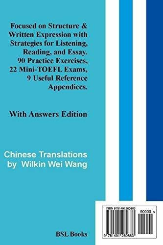 5-step Toefl Prep For Chinese Speakers (volume 3) -., de Britt, G. Editorial Createspace Independent Publishing Platform en inglés