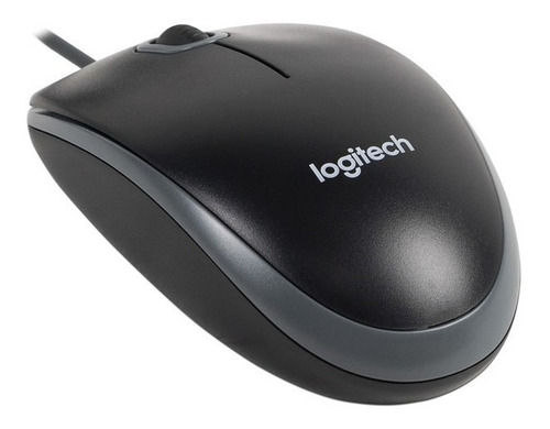 Kit De Teclado Y Mouse Logitech Mk120 Español De Color Negro