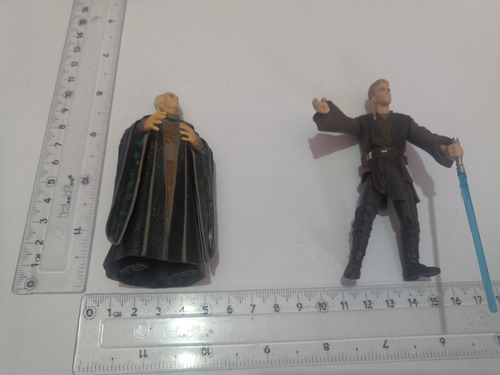Anakin Skywalker & Palpatine Senador Aotc Incompletos Loose (Usado)