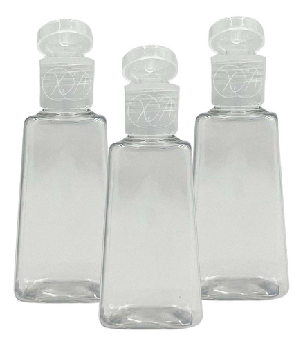 Envases Plasticos Botella Piramidal 30 Ml Tapa Flip Top X300