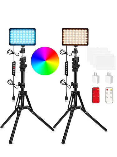 Kit De 2 Luces De 136 Led Rgb