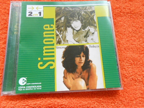 Simone Cigarra, Pedaços,  2 Em 1 Cd Original Raridade