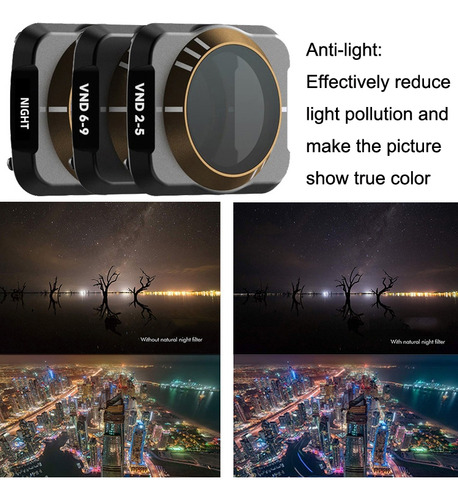 Jsr Para Filtro Dji Mavic Air 2, Estilo: Nd64