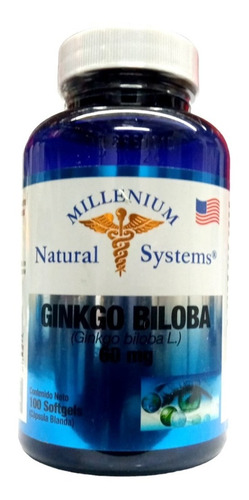 Ginkgo Biloba 60mg  100 Systems