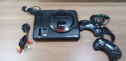 Console Mega Drive 2 Com 100 Jogos Na Memoria Preto (Usado)