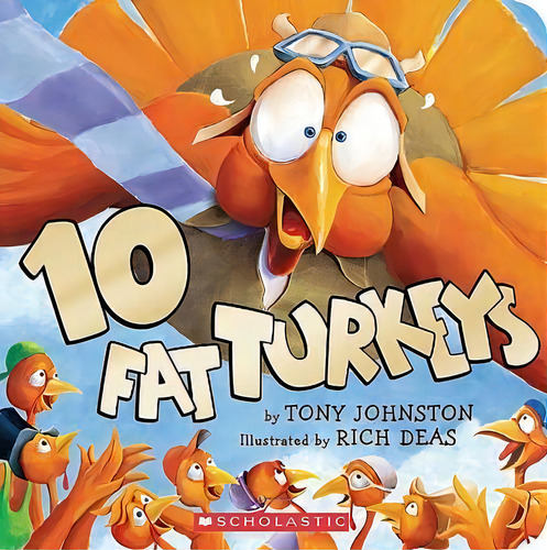 10 Fat Turkeys, De Tony Johnston. Editorial Cartwheel Books En Inglés