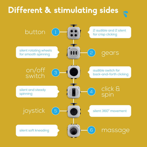 Fidget Pilpoc Thefube Fidget Cube, Cubo Lujo, Juguete