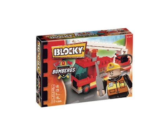 Blocky Bomberos 70 Piezas Full