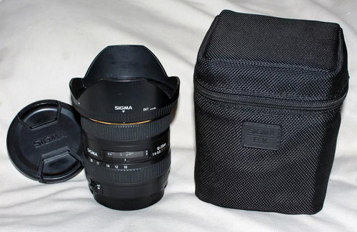 Sigma 10 20mm Ex Dc Hsm Ultra Gran Angular Muy Bueno P/canon Canon Ef-s Negro (Usado)