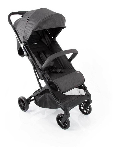 Carrinho Com Bebê Conforto Travel System Skill Trio Black