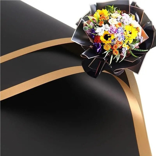 Jb 80 Impermeable Hojas Papel Coreano Ramos Florales 4