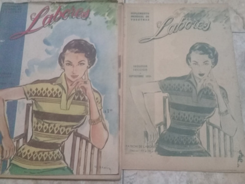 Revista Antigua ** Labores ** Setiembre 1951, Con Patron.