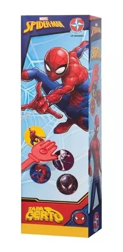 Novo Jogo Tabuleiro Tapa Certo Homem Aranha Original Estrela