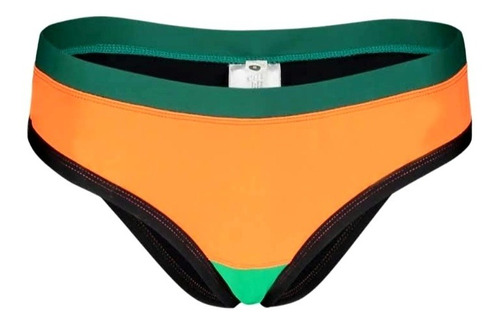 Bikini Naranja Malla Licra Dama,t.m.nuevo.mb Calidad. Único 