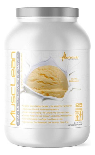 Metabolic Nutrition - Musclean - Ganador De Peso De Batido,