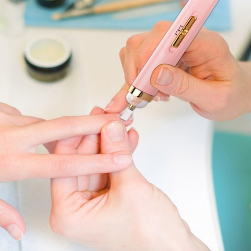 Imagen 5 de 9 de Set Manicure Pedicure Uñas Recargable Usb 5 Accesorios