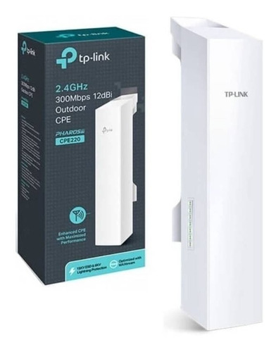 Access Point Cpe Exterior 2.4 300 Mbps 12dbi Tp-link Cpe220
