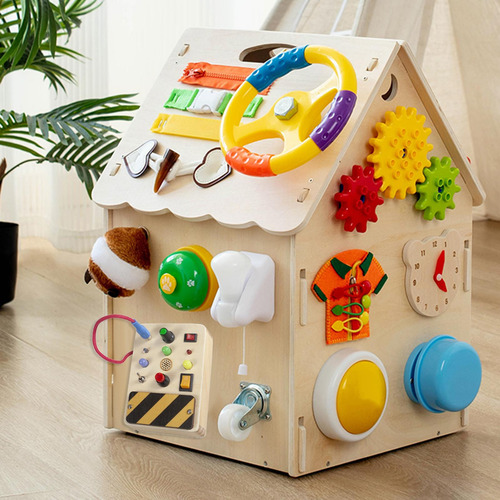 Montessori Toy Activity Board Toggle Switch Juguete Estilo B