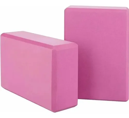 Bloque Yoga Pilates Fomi Antideslizante Marca Ivarma Rosa Pack 2 ...