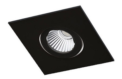Imagem 1 de 2 de Embutido Quadrado Preto Mini Dicroica Biv Bella Luce 1012/1