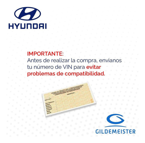 Luna Espejo Izquierdo Hyundai Original I10 20121/2014