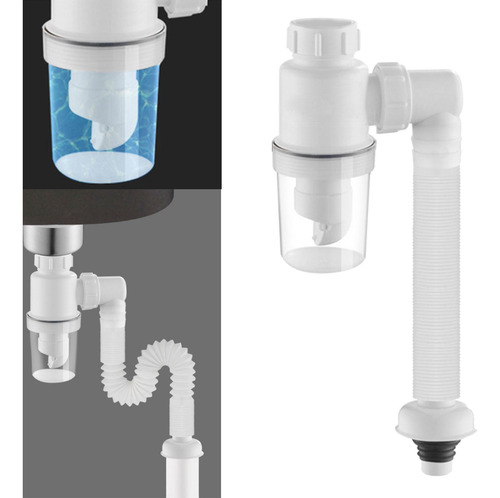 Tubo De Desagüe Universal Para Fregadero Expandible 32 Mm