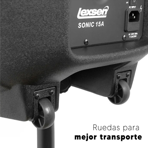 Parlante Lexsen Sonic 15ab Bluetooth Con Tripode Dimm