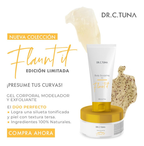 Set Exfoliante Y Modelador De Cuerpo Flaunt It Dr. C. Tuna 