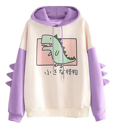 Sudadera Kawaii De Dibujos Animados Dinosaurio Sudaderas