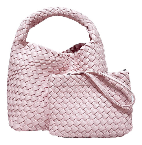 Bolsos De Hombro Tejidos A Mano Para Mujer, Bonito Bolso De 