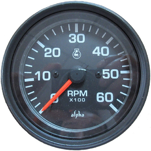 Tacómetro Electrónico 6000 Rpm 12/24v 52mm